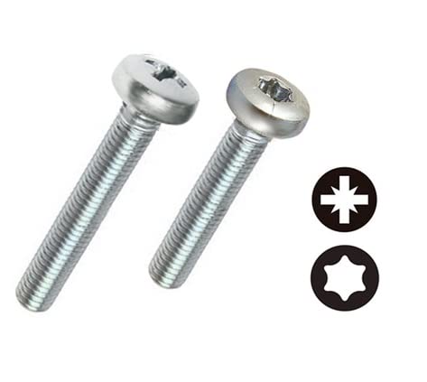 M3 Linsenkopfschrauben - V2A Edelstahl - DIN 7985 (M3 x 12 mm, Antrieb: Torx, 50) von Generisch