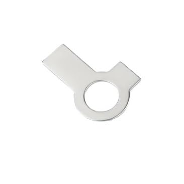 M3 M4 M5 M6 M8 M10 M12 M14 M16 M18~ M48 Sicherungsscheiben aus Kohlenstoffstahl/Edelstahl 304 mit Einzel-/Doppelflügel zur Befestigung von Muttern(Double Wing-304 Stai,M20 (5pcs)) von Generisch