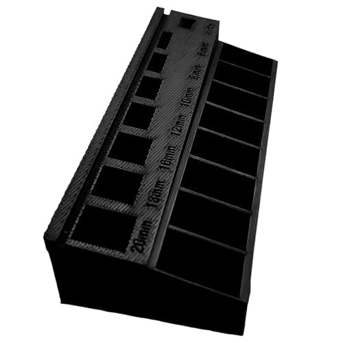 M3-Schraubensortierer Nuss Bolzenlager Schraubenlängensortierfach Tragbares Organizer Tablett Für Werkstatt Garage Workshop M3-Schraubensortierer Nuss Bolzenlager Schraubenlängensortierfach Tragbares Organizer Tablett Für Werkstatt Garage Workshop von Generisch
