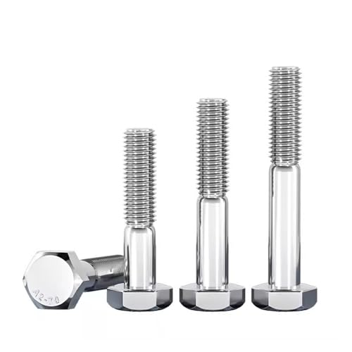 M8 Außensechskantschrauben Mit Halbgewinde 8 Mm X 30 35 100 130 140 150 200 Halbzahnbolzen 304 Edelstahl(M8x110mm 5pcs) von Generisch
