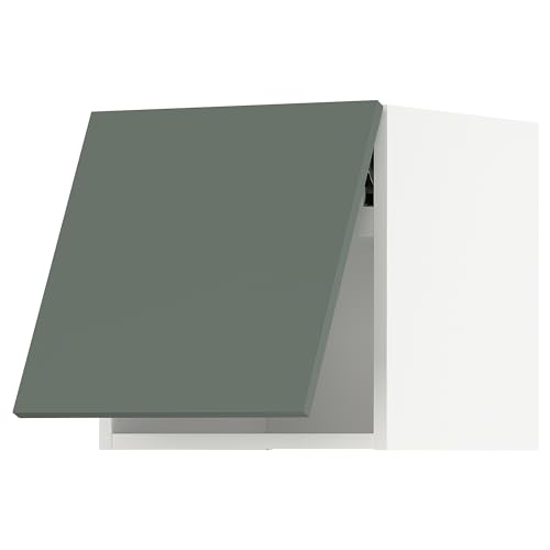 METOD Hängeschrank horizontal mit Push-Open, 40x40 cm, Weiß/Bodarp Graugrün von Generisch