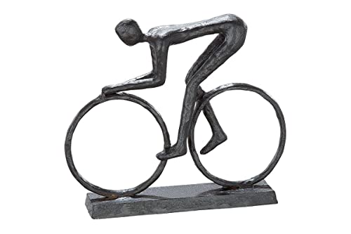MF Gilde Skulptur Figur Radfahrer Fahrrad Figur Dekofigur 17,5cm Breit aus Eisen brüniert Geschenkidee mit Spruchanhänger MF Gilde Skulptur Figur Radfahrer Fahrrad Figur Dekofigur 17,5cm Breit aus Eisen brüniert Geschenkidee mit Spruchanhänger von Generisch
