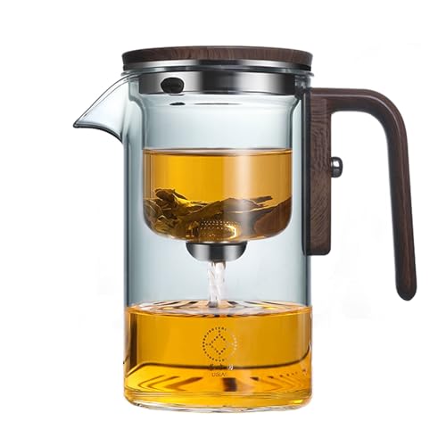 Magic Glas Teekanne mit Sieb 520ml grau - Teekanne zum Kräutertee Aufbrühen Elegantes Design für Teeliebhaber und Rituale Magic Glas Teekanne mit Sieb 520ml grau - Teekanne zum Kräutertee Aufbrühen Elegantes Design für Teeliebhaber und Rituale von Generisch