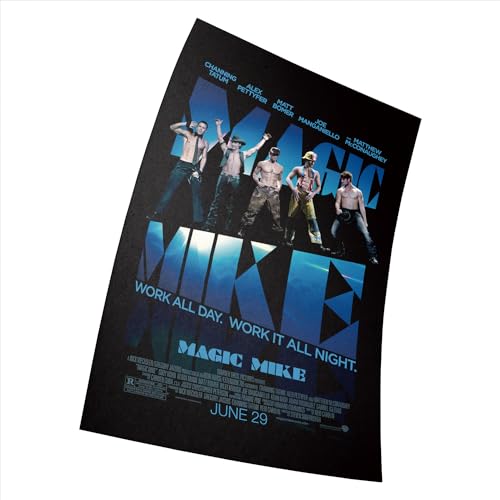 Magic Mike, Movie Poster Größe 11" x 17" Dekorative Rahmenloses Kunst Geschenk (28 x 43 cm) Leinwand Poster von Generisch
