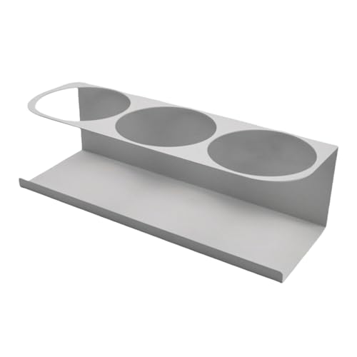 Magneter Tassenhalter | 3-Slot-Kaffeemaschinezubehör Organizer | Küchenflaschenregal für Kühlschrankseite, Getränkespeicherregal für Arbeitsplatz, Heimküche, platzsparende Organisationswerkzeuge von Generisch