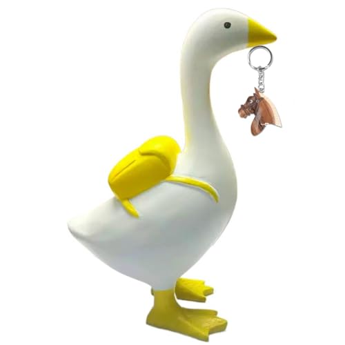 Magnetischer Schlüsselhalter für Wand oder Schreibtisch, starkes Harz Gans Schlüsselbrett für Zuhause, Büro, Mehrzweck-Aufbewahrung von Schlüsseln, Stiften und Metallgegenständen, niedliche und Magnetischer Schlüsselhalter für Wand oder Schreibtisch, starkes Harz Gans Schlüsselbrett für Zuhause, Büro, Mehrzweck-Aufbewahrung von Schlüsseln, Stiften und Metallgegenständen, niedliche und von Generisch
