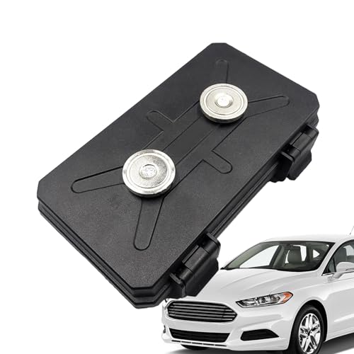 Magnetischer Schlüsselhalter unter dem Auto | Magnet Key Hider Autoschlüsselhalter | Rostfrei, Mini Werkzeugkasten, Anti-Kollisionsfutter, Sichere Aufbewahrung für Autoschlüssel & ID-Karten von Generisch