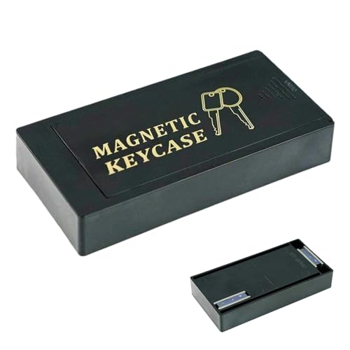 Magnetischer Schlüsselketten-Kaste-Schlüsselabdeckung, Tastaturbox Im Freien | Verdeckte Aufbewahrungsbox, Schlüsselkasten Mit Leistungsstarker Magnet, Kompaktes Auto -, Magnetverriegelungsbox von Generisch
