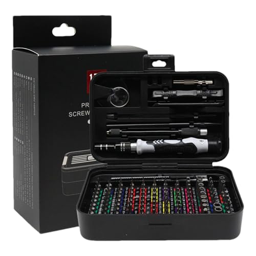 Magnetischer Schraubendreher-Köpfe-Satz, Schraubendreher-Bit-Satz | Präzisions-Magnet-132-in-1-Schraubendreher-Set,Ergonomisch gestaltetes Reparaturwerkzeugset für Haushaltsgeräte, Spielzeug, Mobiltel von Generisch