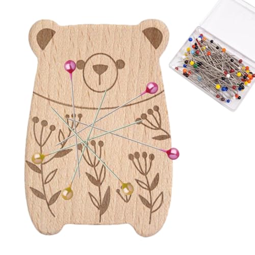 Magnetischer Stecknadelhalter für Nähen,Holz Nadelnhalter In Tierform | Haarklemmen Aufbewahrung Büroklammern Organizer Vielseitiges Deko-Design Handarbeitszubehör Für Nähen Sticken Schneidern Magnetischer Stecknadelhalter für Nähen,Holz Nadelnhalter In Tierform | Haarklemmen Aufbewahrung Büroklammern Organizer Vielseitiges Deko-Design Handarbeitszubehör Für Nähen Sticken Schneidern von Generisch
