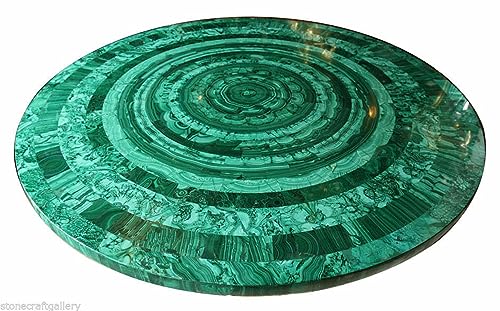 Malachit Esstischplatte mit königlichem Look 122,9 x 121,9 cm I Grüner Terrassen-Sofatisch für Gartenbereich Dekor Malachit Esstischplatte mit königlichem Look 122,9 x 121,9 cm I Grüner Terrassen-Sofatisch für Gartenbereich Dekor von Generisch