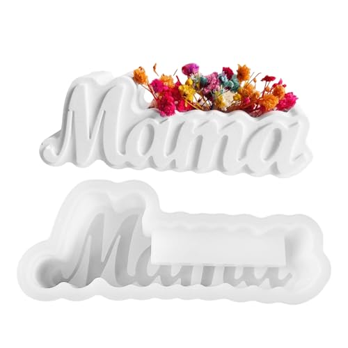 Mama Harzform | Mama Vase Form Silikon – Stifthalter Aufbewahrungsbox Form, Blumentopf Silikonform für Heimdekoration von Generisch
