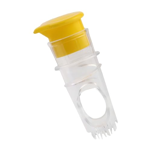 Manuell Zitronensaft -Juicer -effizientes Schrauben -Top -Orange -Behälter | Schrauben Sie Top Lemon Squeezer | Safttraktor Citrus Press für Heimküche, Reisen, Camping, Wandern, Picknick, von Generisch