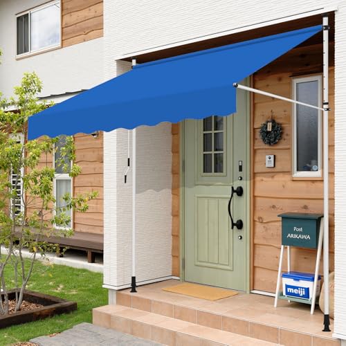 Manuell einziehbare Balkonmarkise UV-beständig & wasserdicht ohne Bohren Klemmmarkise mit Handkurbel Höhenverstellbar Aluminiumlegierung für Terrasse & Balkon Manuell einziehbare Balkonmarkise UV-beständig & wasserdicht ohne Bohren Klemmmarkise mit Handkurbel Höhenverstellbar Aluminiumlegierung für Terrasse & Balkon von Generisch