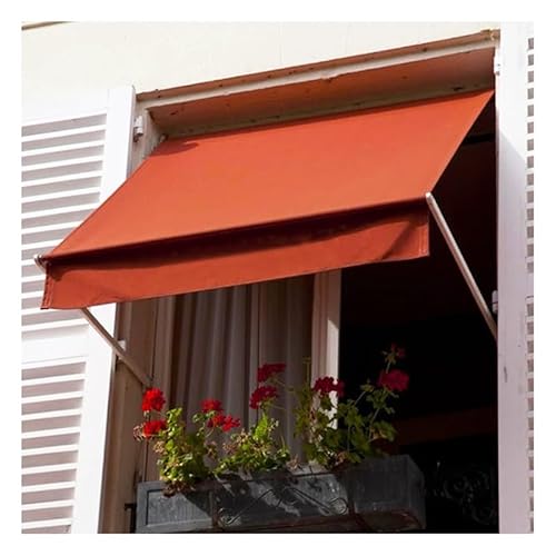 Manuell einziehbare Markise mit Kurbel, UV-Schutz, Vordach für Fenster & Türen, Schatten im Freien für Terrasse & Balkon, 160 x 120 x 120 cm, Sonnenschutzlösung Manuell einziehbare Markise mit Kurbel, UV-Schutz, Vordach für Fenster & Türen, Schatten im Freien für Terrasse & Balkon, 160 x 120 x 120 cm, Sonnenschutzlösung von Generisch