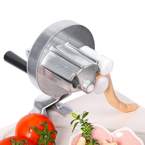 Manuelle Cavatelli Maker-Maschine, Aluminiumlegierung Makkaroni Maker Manuelle Nudelmaschine Tragbare Handkurbel Nudelpressmaschine Für Die Küchenversorgung von Generisch