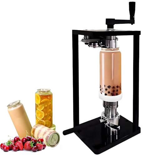 Manuelle Dosennahtmaschine, Glaspresse, Dichtungswerkzeug mit festem Boden, verstellbare Höhe 30–170 mm, 55 mm Durchmesser, ideal für Zuhause, Bar, Café und Restaurant Manuelle Dosennahtmaschine, Glaspresse, Dichtungswerkzeug mit festem Boden, verstellbare Höhe 30–170 mm, 55 mm Durchmesser, ideal für Zuhause, Bar, Café und Restaurant von Generisch