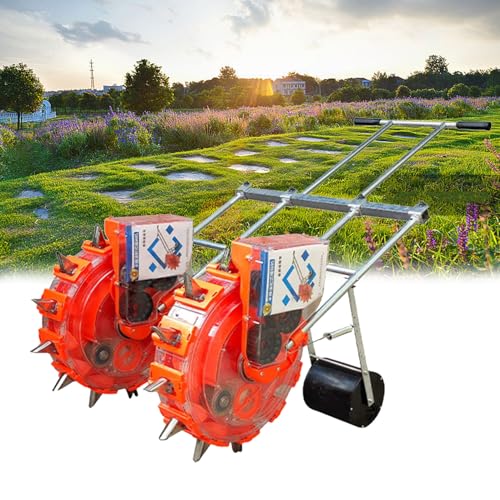 Manuelle Garten-Sämaschine, Hand-Push-Präzisionspflanzgefäß für Erdnüsse, Maisbohnen, effizientes Rollensäwerkzeug Manuelle Garten-Sämaschine, Hand-Push-Präzisionspflanzgefäß für Erdnüsse, Maisbohnen, effizientes Rollensäwerkzeug von Generisch