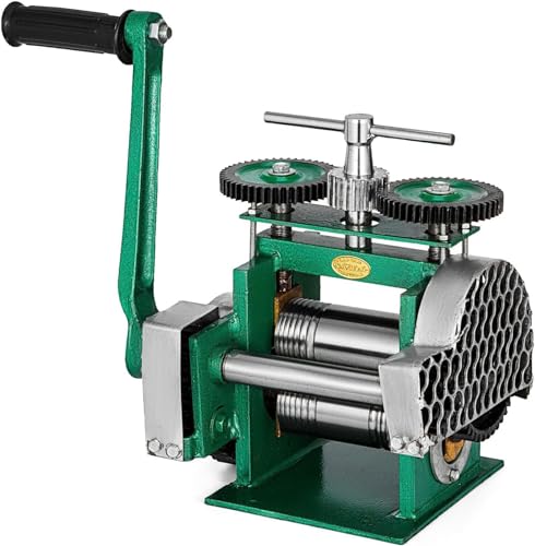 Manuelle Kombinationswalzmaschine mit ergonomischem Griff für Schmuck DIY, Metallblechformen von Craftspeople Manuelle Kombinationswalzmaschine mit ergonomischem Griff für Schmuck DIY, Metallblechformen von Craftspeople von Generisch