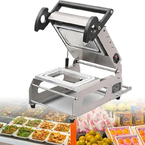 Manuelle Lebensmittelversiegelungsmaschine für Sandwich-Tabletts und Takeaway-Boxen, Handdruck-Verpackungslösung, effizient 7 ~ 8 Mal/Minute von Generisch