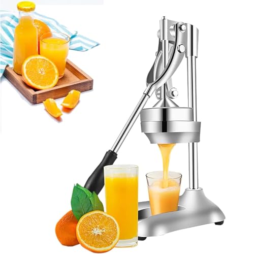 Manuelle Zitruspresse, langlebige Handpresse für Zitrone, Orange und Granatapfel, leicht zu reinigen, perfekt für frische Saft-Extraktion zu Hause von Generisch