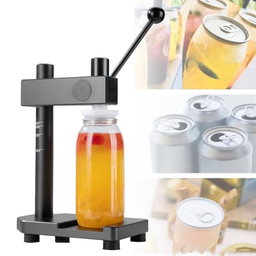 Manueller Glas-Versiegeler mit verstellbarer Höhe und festem Boden, ideal zum Einmachen und Einkochen in verschiedenen Größen Manueller Glas-Versiegeler mit verstellbarer Höhe und festem Boden, ideal zum Einmachen und Einkochen in verschiedenen Größen von Generisch