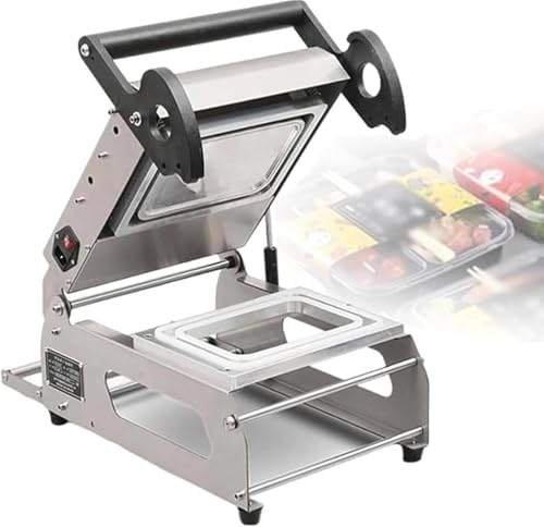 Manuelles Heißsiegelgerät für Sandwich-Tabletts – Effiziente Verpackung zum Mitnehmen mit 7-8 Dichtungen/Minute von Generisch