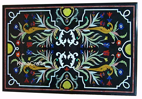 Marble Living Rom Tischplatte I Marmor Esstisch Platte I Marmor Tischplatte I Marmor Flur Tischplatte I Marmor Bürotischplatte I Stein handgefertigte Tischplatte 91,4 x 152,4 cm von Generisch
