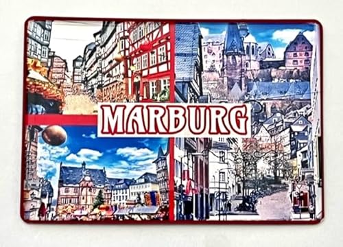 Marburg Kühlschrankmagnet Deutschland Souvenir Marburg Fridge Magnet Marburg Reise 170323 von Generisch