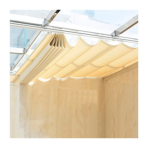 Markise Ausziehbar Wellig für Terrasse im Freien, UV-beständig, Benutzerdefinierte Größe Optionen, Beige, perfekt für Pergola Balkon Garten 1x8m - Verschönern Sie Ihren Platz im Freien! Markise Ausziehbar Wellig für Terrasse im Freien, UV-beständig, Benutzerdefinierte Größe Optionen, Beige, perfekt für Pergola Balkon Garten 1x8m - Verschönern Sie Ihren Platz im Freien! von Generisch