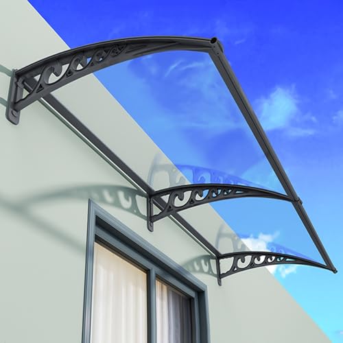 Markise Einziehbar 80x360cm für Fenster & Türen, Metallhalterung Baldachin, Terrassenschutz, Regen- & Sonnenblende für Eingänge Blau Markise Einziehbar 80x360cm für Fenster & Türen, Metallhalterung Baldachin, Terrassenschutz, Regen- & Sonnenblende für Eingänge Blau von Generisch