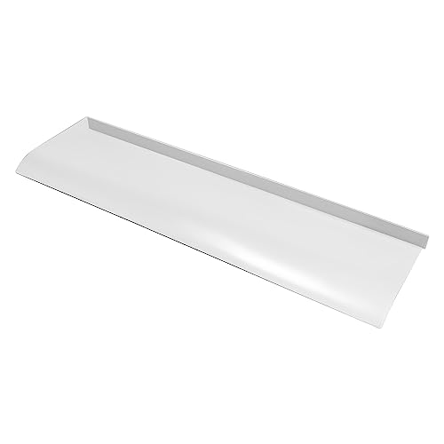 Markise klar Vordach Metall Fenstermarkise für Dacheindeckung im Freien UV-Schutz für Türen Fenster Terrasse Balkon Garage - 50x1200cm von Generisch