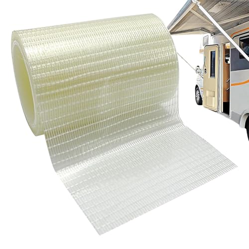 Markisen Reparaturband, Reparaturband Für Außenbereich Und Planen, Großflächig Transparentes Zubehör Set Wasserdicht Mit Starkem Halt Für Zelt Boot Caravan Outdoor Schlauch Dach Fenster Markisen Reparaturband, Reparaturband Für Außenbereich Und Planen, Großflächig Transparentes Zubehör Set Wasserdicht Mit Starkem Halt Für Zelt Boot Caravan Outdoor Schlauch Dach Fenster von Generisch