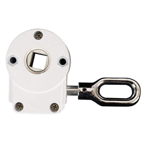 Markisenkurbelgetriebe – robustes, manuelles Schneckengetriebe Ersatz | Sonnenschutz Markisengetriebe mit 360° Drehung | mechanische Kurbelgetriebe – Outdoor-Überdachung, , Wohnwagen-Hardware von Generisch