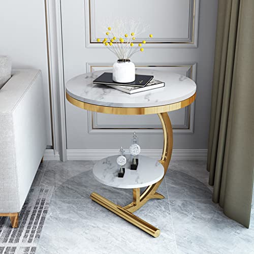 Marmor-Sofa-Beistelltisch mit 2-stöckigem Design – elegante und funktionale Ergänzung für Wohnzimmer, Hotel oder Nachttisch Marmor-Sofa-Beistelltisch mit 2-stöckigem Design – elegante und funktionale Ergänzung für Wohnzimmer, Hotel oder Nachttisch von Generisch