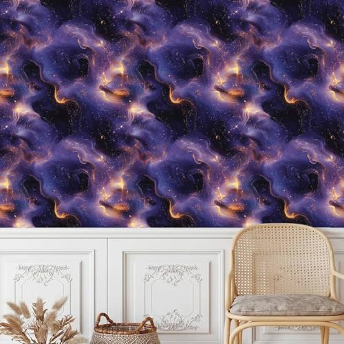Marmor Streifen Klebefolie Möbel 0.3x5 M Selbstklebende Tapete Stein Textur Abziehen und Aufkleben Wallpaper Entfernbare DIY Wandverkleidung Dekoratives für Küche Arbeitsplatte Schränke Tische Wand von Generisch