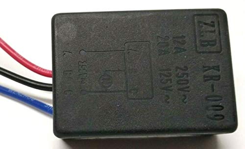 Maschinen Anlaufwiderstand 12A, 230 V Elektro Widerstand Sanftanlauf Soft Start mit 3 Kabel von Kraftfeld