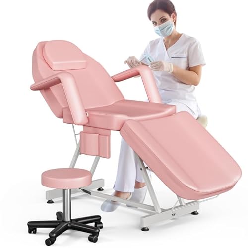 Massageliege mit Ablageflächen - Verstellbares 3-teiliges Beauty-Bett für Kosmetiker und Tätowierer - Professionelle Verwendung, langlebiges Design Massageliege mit Ablageflächen - Verstellbares 3-teiliges Beauty-Bett für Kosmetiker und Tätowierer - Professionelle Verwendung, langlebiges Design von Generisch