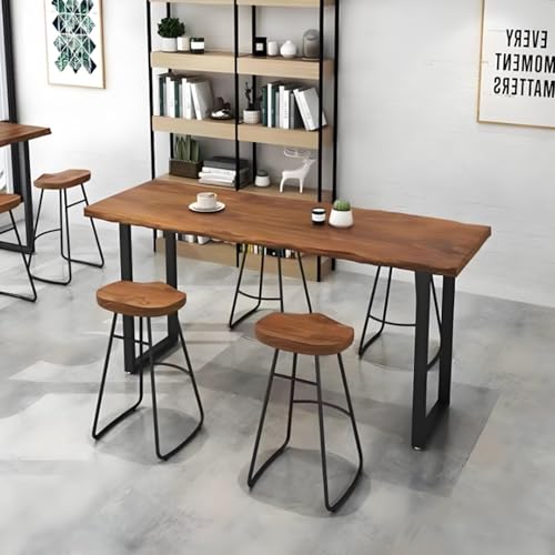 Massivholz-Barhöhe, industrielles Design, schmaler Esstisch für Küche oder Frühstücksbereich – perfekt für Esszimmer, Unterhaltung oder lässige Treffen Massivholz-Barhöhe, industrielles Design, schmaler Esstisch für Küche oder Frühstücksbereich – perfekt für Esszimmer, Unterhaltung oder lässige Treffen von Generisch