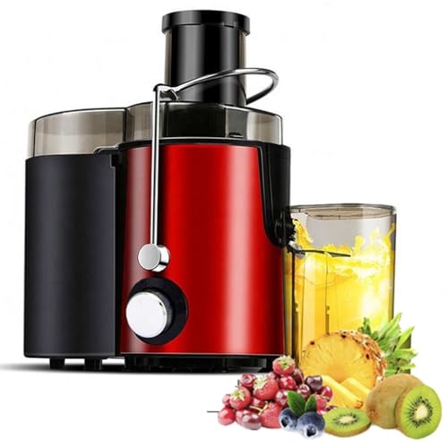 Masticating Juicer mit Anti-Tropf- und Anti-Rutsch-Lebensmittelschacht mit breiter Öffnung, 2 Geschwindigkeitsstufen für ganzes Obst und Gemüse von Generisch