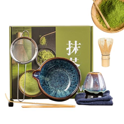 Matcha Making Set, Matcha Bowl and Whisk Set, Tea Ceremony Tools for Morning Ritual Practice Meditation Preparation Wellness Seekers Matcha Making Set, Matcha Bowl and Whisk Set, Tea Ceremony Tools for Morning Ritual Practice Meditation Preparation Wellness Seekers von Generisch