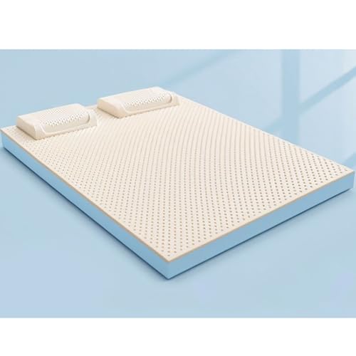 Matratzenauflage aus Naturlatex-Gel-Memory-Schaum für eine optimale Unterstützung und erholsamen Schlaf, doppelseitiges Design mit Bewegungsisolierung, 180 x 200 x 9 cm von Generisch