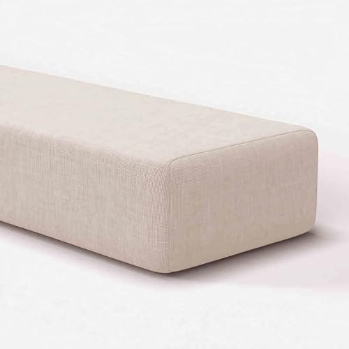 Matratzenkeilfüller Bettlückenkissen für Matratzenverlängerung Abnehmbarer Bezug füllt Lücke zwischen Matratze und Kopfteil/Wand/Bett (B2 120 x 10 x 12) von Generisch