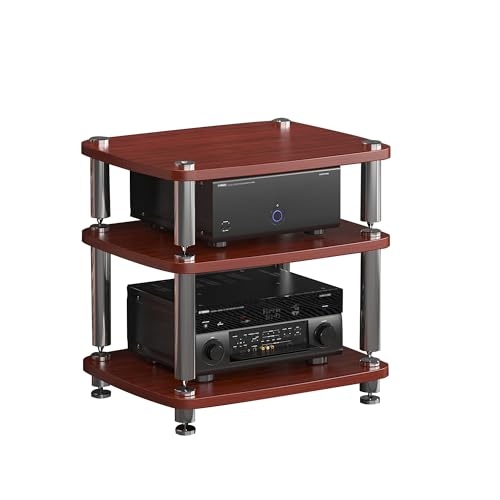 Medienregal mit mehreren Ebenen für Schallplatten & TV, stoßdämpfendes Design, ideal für Wohnzimmer, Spielzimmer & Musikstudio Medienregal mit mehreren Ebenen für Schallplatten & TV, stoßdämpfendes Design, ideal für Wohnzimmer, Spielzimmer & Musikstudio von Generisch