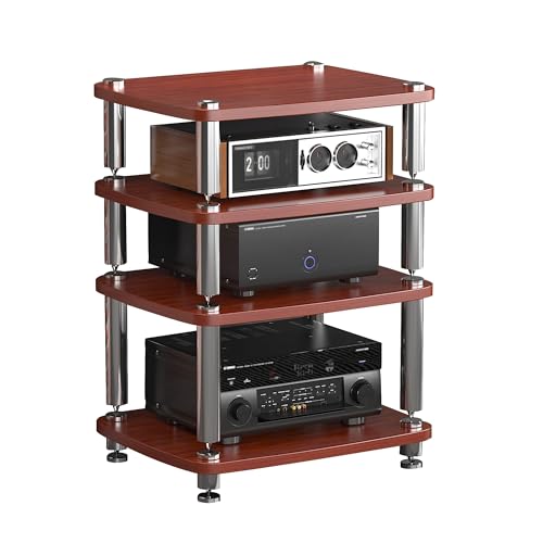 Medienregal mit mehreren Ebenen für Schallplatten & TV, stoßdämpfendes Design, ideal für Wohnzimmer, Spielzimmer & Musikstudio Medienregal mit mehreren Ebenen für Schallplatten & TV, stoßdämpfendes Design, ideal für Wohnzimmer, Spielzimmer & Musikstudio von Generisch