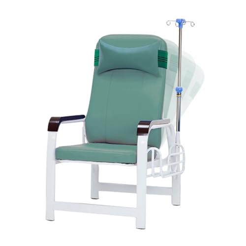 Medizinischer Liegestuhl mit Armlehne und IV-Stange für Phlebotomie und Laborgebrauch, tragbares und gepolstertes Design von Generisch