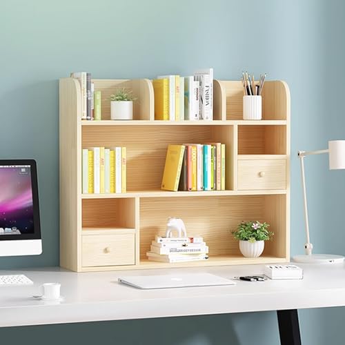Mehrschichtige Holz-Etagere für den Bürotisch, stabile Struktur und hohe Tragfähigkeit, stilvolle Innendekoration, Größe: 120 x 20,8 x 80 cm, perfekt zum Anpassen und Präsentieren Mehrschichtige Holz-Etagere für den Bürotisch, stabile Struktur und hohe Tragfähigkeit, stilvolle Innendekoration, Größe: 120 x 20,8 x 80 cm, perfekt zum Anpassen und Präsentieren von Generisch
