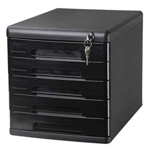 Mehrschichtiger Schreibtisch-Aktenschrank aus Kunststoff mit Schloss | Büroaufbewahrung für Dokumente und Zubehör | Sichere Schreibtischschublade für effizienten Arbeitsplatz Mehrschichtiger Schreibtisch-Aktenschrank aus Kunststoff mit Schloss | Büroaufbewahrung für Dokumente und Zubehör | Sichere Schreibtischschublade für effizienten Arbeitsplatz von Generisch
