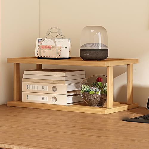 Mehrschichtiges Schreibtisch-Bücherregal aus Holz – langlebiges Regal für Büro und Zuhause, ideale Aufbewahrungslösung für Bücher und Dekoration, perfekt für Schlafsäle und kleine Räume Mehrschichtiges Schreibtisch-Bücherregal aus Holz – langlebiges Regal für Büro und Zuhause, ideale Aufbewahrungslösung für Bücher und Dekoration, perfekt für Schlafsäle und kleine Räume von Generisch