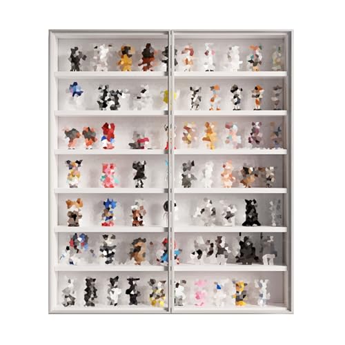 Mehrstöckiger Vitrine mit Glastür, ideal für die Organisation von Sammlerstücken und stilvolle Aufbewahrung zu Hause, im Büro oder im Spielzimmer von Generisch